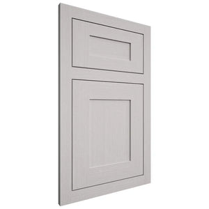 Shiloh Cabinetry Flush Inset New Haven White Oak Quarter Sawn Cotton Door
