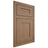 Shiloh Cabinetry Flush Inset New Haven White Oak Quarter Sawn Medium Door