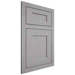 Shiloh Cabinetry Flush Inset New Haven White Oak Quarter Sawn Stratus Door