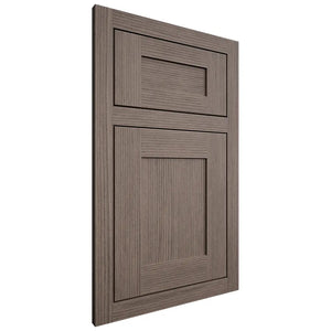 Shiloh Cabinetry Flush Inset New Haven White Oak Rift Cut Clay Door