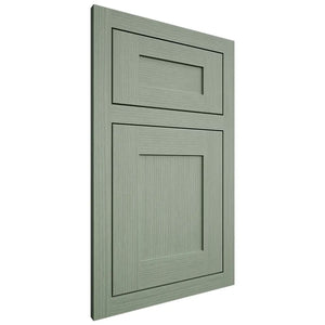 Shiloh Cabinetry Flush Inset New Haven White Oak Rift Cut Moss Door