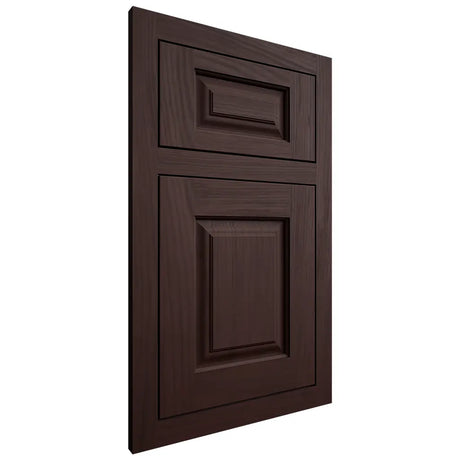 Shiloh Cabinetry Flush Inset Oxford Alder Plain Cut Bistre Door