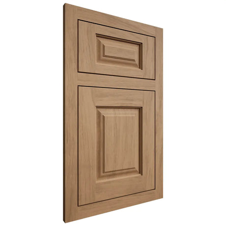 Shiloh Cabinetry Flush Inset Oxford Alder Plain Cut Dusty Road Door