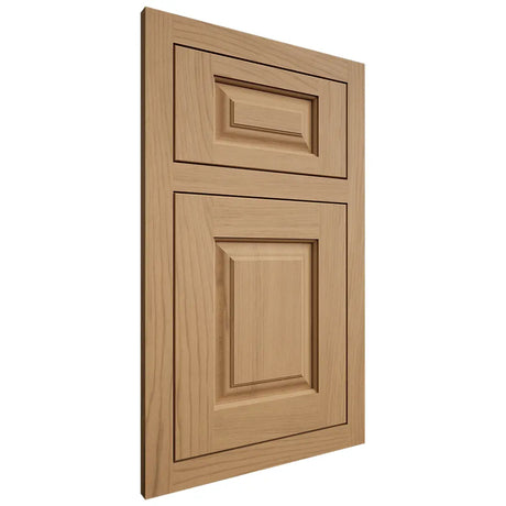 Shiloh Cabinetry Flush Inset Oxford Alder Plain Cut Natural Door