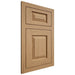 Shiloh Cabinetry Flush Inset Oxford Alder Plain Cut Natural Door