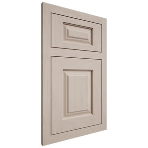 Shiloh Cabinetry Flush Inset Oxford Alder Plain Cut White Sands Door