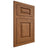 Shiloh Cabinetry Flush Inset Oxford Cherry Plain Cut Coffee Door