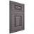 Shiloh Cabinetry Flush Inset Oxford Hickory Plain Cut Cadet Door