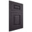 Shiloh Cabinetry Flush Inset Oxford Hickory Plain Cut Harbor Door