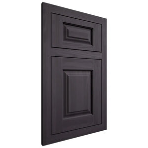 Shiloh Cabinetry Flush Inset Oxford Hickory Plain Cut Harbor Door