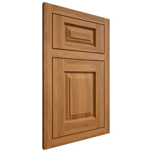 Shiloh Cabinetry Flush Inset Oxford Hickory Plain Cut Medium Door