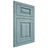 Shiloh Cabinetry Flush Inset Oxford Hickory Plain Cut Sky Door