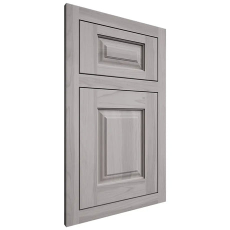 Shiloh Cabinetry Flush Inset Oxford Hickory Plain Cut Stratus Door