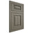 Shiloh Cabinetry Flush Inset Oxford Hickory Plain Cut Thyme Door