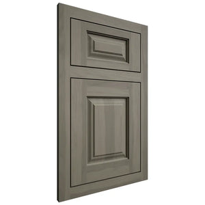 Shiloh Cabinetry Flush Inset Oxford Hickory Plain Cut Thyme Door
