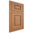 Shiloh Cabinetry Flush Inset Oxford Maple Plain Cut Cashmere Door