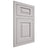 Shiloh Cabinetry Flush Inset Oxford Paintable Light French Gray Door