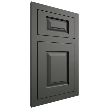 Shiloh Cabinetry Flush Inset Oxford Paintable Pewter Green Door