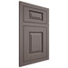 Shiloh Cabinetry Flush Inset Oxford Poplar Plain Cut Heatherstone Door