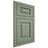 Shiloh Cabinetry Flush Inset Oxford Poplar Plain Cut Moss Door