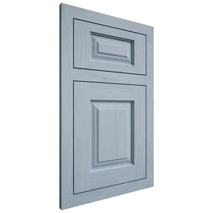 Shiloh Cabinetry Flush Inset Oxford Poplar Plain Cut Sky Door