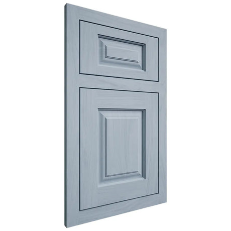 Shiloh Cabinetry Flush Inset Oxford Poplar Plain Cut Sky Door