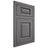 Shiloh Cabinetry Flush Inset Oxford Red Oak Plain Cut Cadet Door
