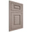 Shiloh Cabinetry Flush Inset Oxford Red Oak Plain Cut Sterling Door