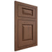 Shiloh Cabinetry Flush Inset Oxford Walnut Plain Cut Natural Door