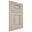 Shiloh Cabinetry Flush Inset Oxford Walnut Plain Cut Seagull Door