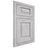 Shiloh Cabinetry Flush Inset Oxford Walnut Plain Cut Stratus Door