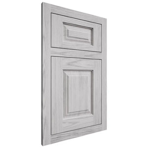 Shiloh Cabinetry Flush Inset Oxford Walnut Plain Cut Stratus Door
