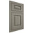 Shiloh Cabinetry Flush Inset Oxford Walnut Plain Cut Thyme Door