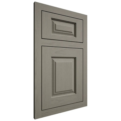 Shiloh Cabinetry Flush Inset Oxford Walnut Plain Cut Thyme Door