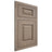 Shiloh Cabinetry Flush Inset Oxford White Oak Plain Cut Almond Door