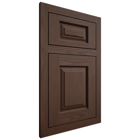 Shiloh Cabinetry Flush Inset Oxford White Oak Plain Cut Braun Door