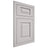 Shiloh Cabinetry Flush Inset Oxford White Oak Plain Cut Cotton Door