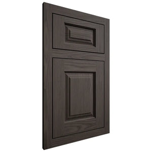 Shiloh Cabinetry Flush Inset Oxford White Oak Plain Cut Creekside Door