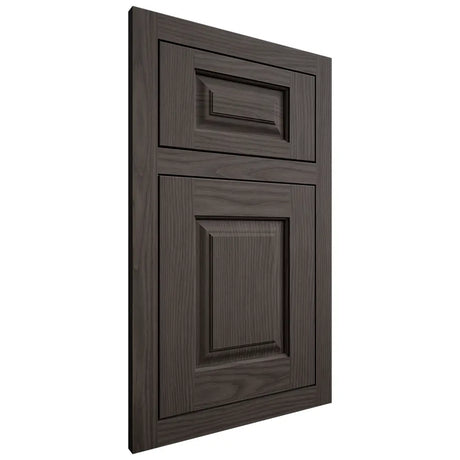 Shiloh Cabinetry Flush Inset Oxford White Oak Plain Cut Creekside Door