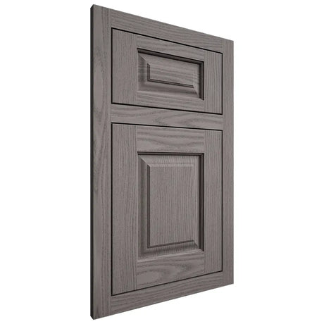 Shiloh Cabinetry Flush Inset Oxford White Oak Plain Cut Flagstone Door