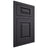 Shiloh Cabinetry Flush Inset Oxford White Oak Plain Cut Harbor Door