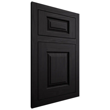 Shiloh Cabinetry Flush Inset Oxford White Oak Plain Cut Ink Door