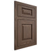 Shiloh Cabinetry Flush Inset Oxford White Oak Plain Cut Mineral Door