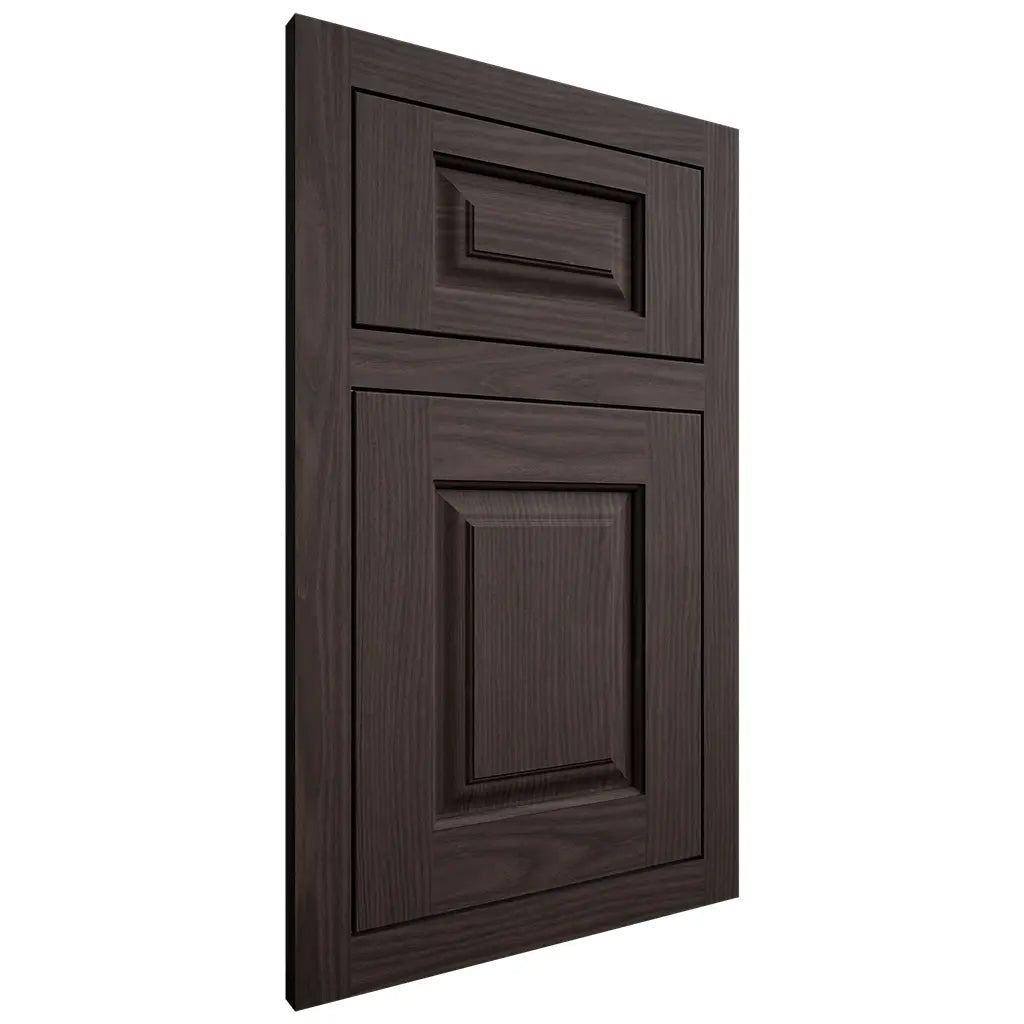 Shiloh Cabinetry Flush Inset Oxford White Oak Plain Cut Morel Door