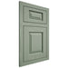 Shiloh Cabinetry Flush Inset Oxford White Oak Plain Cut Moss Door