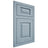 Shiloh Cabinetry Flush Inset Oxford White Oak Plain Cut Sky Door