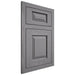 Shiloh Cabinetry Flush Inset Oxford White Oak Plain Cut Sterling Door