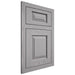 Shiloh Cabinetry Flush Inset Oxford White Oak Plain Cut Stratus Door