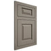 Shiloh Cabinetry Flush Inset Oxford White Oak Plain Cut Thyme Door