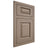 Shiloh Cabinetry Flush Inset Oxford White Oak Quarter Sawn Almond Door